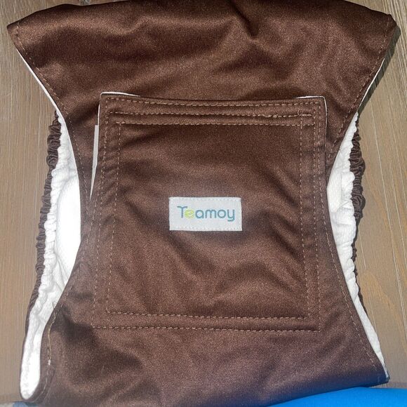 Teamoy Reusable Wrap Diapers for Male Dogs, Washable Puppy Belly Band Pack of 3 - Picture 4 of 6